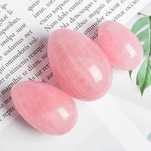 Load image into Gallery viewer, IDOBLO Women&#39;s Pink Crystal Egg Massage Egg Powder Crystal Facial Massager Facial Lifting Jade Massager,4.9X3.3CM Big
