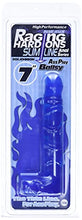 Load image into Gallery viewer, Doc Johnson Raging Hard-Ons - Slim Line - 7 Inch Ballsy (7.4 in. Long and 1.2 in. Wide) - Heavily Veined - Dildo - Great For Anal Beginners, cobalt blue, 0279-20-AM
