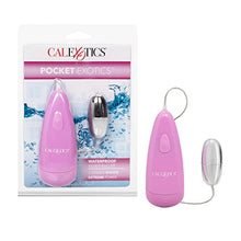 Load image into Gallery viewer, CalExotics Pocket Exotics Wired Remote Controlled Bullet Vibrator - Waterproof Sex Toys for Couples - Adult Vibe Egg Massager - Pink
