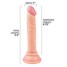 Load image into Gallery viewer, Small Realistic Dildo - Suction Cup Base for Pegging Anal or Vaginal Sex Toy
