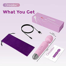 Load image into Gallery viewer, Rechargeable Vibrator, 20 Patterns &amp; 5 Speeds,G-Spot Wand Vibrator, Clit Vibrators, Sex Toys, Quiet &amp; Powerful - Waterproof, Dildos, Adult Toys, Personal Wand Massager - Sakura Pink
