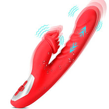 Load image into Gallery viewer, G Spot Vibrator for Woman, Clitoral Licking Thrusting Dildo Vibrator 10 Vibrating 3 Thrusting Adult Sex Toy Vibrator for Woman Vagina Clitoral Nipple Anal Stimulator Waterproof Male Couple Pleasure
