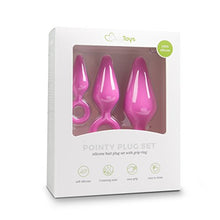 Load image into Gallery viewer, EasyToys Anal Collection - Buttplug Set - 3 Pieces - Pink Anal Toys-Butt Plug for Men and Women
