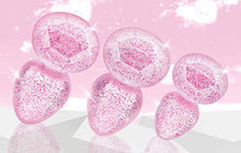 Load image into Gallery viewer, Glitter Gem Anal Plug Set - Pink
