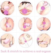 Load image into Gallery viewer, Rose Sex Toy Vibrator for Women Clitoral Stimulator Tongue Licking Thrusting G Spot Dildo Vibrator with 9 Modes, Rose Adult Sex Toys Games, Clitoris Nipple Licker for Women Man Couple Pink, 1.0 Count
