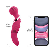 Load image into Gallery viewer, Rechargeable Silicone Adult Sex Toys, Waterproof Quiet Vibrators Female Vagina Clitoris Stimulation, Female Breast Stimulation Vagina Massagers with 10 Vibration Modes Couples (Red)
