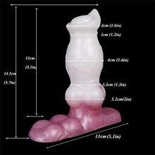 Load image into Gallery viewer, 5.7&quot; Small Dildo Vibrator Remote Condrol Dildo Butt Plug Toy, Couples Silicone Dildo Dragon Dildo with Knot, Anal Vibrating Dildo Adult Sex Toy
