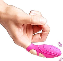 Load image into Gallery viewer, Qieaut Silicone Finger Vibrator, Clitoral and G spot Bullet Vibrator, Ladies Foreplay Finger cots, G spot Mini Finger cots, Happy Finger Massage Gloves, Sex Toys
