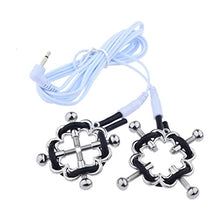 Load image into Gallery viewer, PEALAND Electric Nipple Clamps,Nipple Clip Breast Clip, Adjustable Nipple Clips Clamps Jewelry, Nipple Clamps for Pleasure Sex, Non Piercing Breast Stimulation Clamps (Black)
