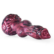 Load image into Gallery viewer, Soft Monster Dildo with Suction Cup Flexible Large Knot Dragon Dildo Liquid Silicone Dildos Mixed Color Adult Sex Toy for Women
