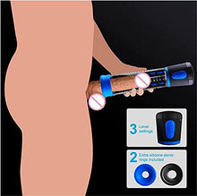 Load image into Gallery viewer, Men&#39;s Enlargement Pumps 8 Inch Wide Cock Ring Men&#39;s Penis Vibrator Penis Pump Tube Penis Extender Sleeve Male Penis Enlargement Pump Vacuum Sucking Sex Toy
