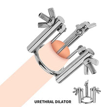 Load image into Gallery viewer, Urethral Dilator Sex Toy Penis Plug Sex Toys for Men, Male Stainless Steel Sounds Adjustable Size Stretcher SM Sexual Tool Urethral Sounding for Men Masturbators Sex Toys
