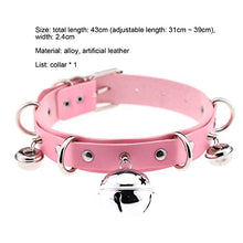 Load image into Gallery viewer, Nlager Chocker Necklace Sexy Long-lasting Housemaid Accessory Smooth Belt Necklace for Night Pink
