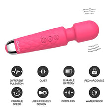 Load image into Gallery viewer, Desary Clitoral Vibrator Sex Toys Wand Massager,for Women Pleasure, Stimulation for Clitoral Nipple G-spot Stimulator Vibrate Kegel Balls Rose Dildo Vagina,Vibrating Female Adult Toys
