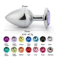 Load image into Gallery viewer, Plug 3 size Round Shaped Butt plug White (Light Purple)
