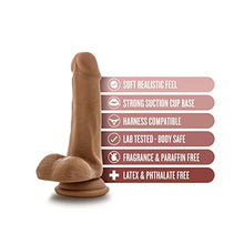 Load image into Gallery viewer, Blush Dr. Skin Realistic 6.5 Inch Long 1.25 Inch Thick Dildo with Suction Cup Base &amp; Balls Realistic Dildo Soft Real Feel Female Sex Toy Dildo for Beginners Women Men Couples Adult Sex Toy
