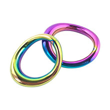 Load image into Gallery viewer, Stainless Steel Metal Cock Ring Metal Penis Ring,Made of Curved Stainless Steel Arc Ringand Polished Without Edges Colorful
