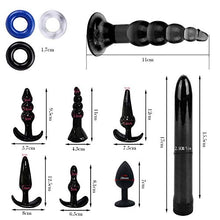 Load image into Gallery viewer, Sex Bondage BDSM 28 Pcs, Strict Bed Restraint Kit, Handcuffs Ankle Base Eye mask Anal Plug Penis Ring Nipple Sucker Nipple Clamps for Sex Cuffs for Sex Play Sex Toy Kit
