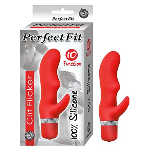 Nasstoys Perfect Fit Clit Flicker Vibrator, Red