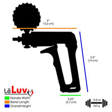 Load image into Gallery viewer, LeLuv Aero Blue Lightweight Penis Pump Bundle with 4 Sizes of Constriction Rings 9 inch Length x 3.70 inch Untapered Length Seamless Cylinder
