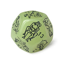 Load image into Gallery viewer, Acircle 4Pcs Multi Sided Sex Marble Dice Set with Word for Couple Naughty Role Cosplay (Night)
