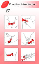 Load image into Gallery viewer, Anal Butt Plug Sex Toys Rose Sex Stimulator for Women, Vibrating Butt Anal Plugs, Remote Control Buttplug Thruster Massage Vibrator with 10 Modes &amp; Red Rose Base, 2023 New Waterproof Silicone SM Toy
