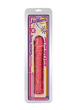 Load image into Gallery viewer, Doc Johnson Crystal Jellies - 10 Inch Classic Dong - Pink
