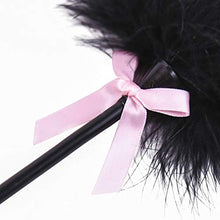 Load image into Gallery viewer, SOIMISS Whip Leather Whip Pom Pom Flogger Teasing Tickler Riding Crop Flirting Toy with Pink Bows Adults Toys Spanking Tools for Women Men Riding Crop
