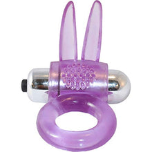 Load image into Gallery viewer, SI Novelties Ribbidy Rabbit Vibrating Cock Ring (Purple)
