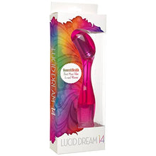 Load image into Gallery viewer, Doc Johnson Lucid Dream 14 - Waterproof G-Spot Vibrator - Multi-Speed Vibrations - Made of Flexible, Odorless, and Body-Safe TPR Material - Women&#39;s Health Award Winner - Pink
