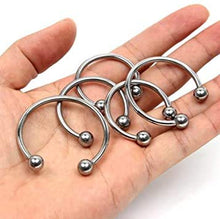 Load image into Gallery viewer, Kinky Pinx 18+ Adult only Sex Toys Cock Rings Stainless Steel Penis Rings Glans Ring with 2 Joy Pressure Balls (28mm), 1.0 Count
