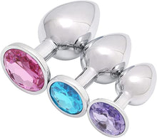 Load image into Gallery viewer, Akstore 3 Pcs Luxury Jewelry Design Fetish Anal Butt Plug (Mixed-1)
