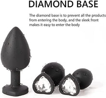 Load image into Gallery viewer, Anal Plug Anal Beads Anal Butt Plugs Anal Sex Toys Anal Toys Trainer Kit Buttplug Jewelry Anal Trainer Toys Plug Anal Anal Sex Toys Butt Plus Small Butt Plug Set for Beginners 4PCS Black
