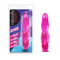 Blush Naturally Yours Bloom - Small 6.75 Inch Soft Vibrator - Flexishaft 2.0 Bendable to Conform to Your Body - IPX7 Waterproof - Petite 1.5