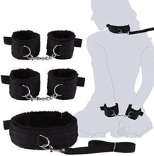 Load image into Gallery viewer, Bondaged Kit Adult Restraint Bed Restraints Sex Adults Bondaged Queen Sexy Straps with Handcuffs Bondage Restraints for Women Kit Neck to Wrist Adult Toy Kinky Play Set Yoga Sweater
