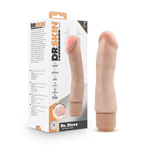 Load image into Gallery viewer, Dr. Skin - 7 Inch Silicone Vibrating Dildo - Flexible Shaft Flexishaft - 10 Powerful Vibration Functions - IPX7 Waterproof - Ultrasilk Satin Smooth - Realistic Vibrator Sex Toy for Him Her Couples
