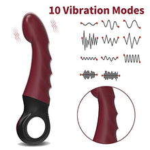 Load image into Gallery viewer, Vibrating Adult Sex Toy with 10 Vibration Modes for Women - Waterproof Rechargeable Clit Vaginal Stimulator Massager Sex Toy for Solo or Couple
