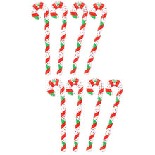 Load image into Gallery viewer, LUOZZY 8 Pcs Christmas Inflatable Candy Canes Xmas Inflatable Sticks Candy Canes Party Props (90CM Printed)
