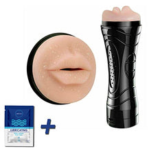 Load image into Gallery viewer, Male Masturbator Oral Sex Stroker Vibrating Oral Sex Cup Adjustable Vibrating Pattern and Power, 1.0 Count
