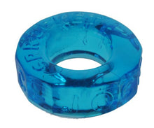 Load image into Gallery viewer, Sprocket Cock Ring (Jumbo Super Stretchy Version of Screwballs Cockring) by Oxballs (Ice Blue)
