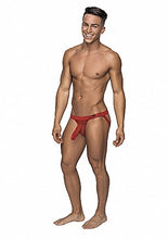 Load image into Gallery viewer, Male Power Men&#39;s Hoser Sheer Stretch Pouch Jockstrap 399-236 S/M Red
