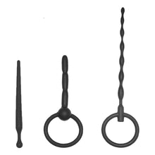 Load image into Gallery viewer, Interesting 3-Piece Silicone Male Urethral Plug Kit,Suitable for Beginners
