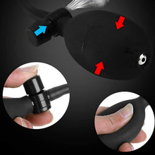 Load image into Gallery viewer, Simple Operation Manual Exhaust Black High Toughness Memorable Soft Silicone Realistic Classic Dick Plug&#39;s Unisex
