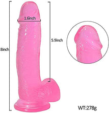 Load image into Gallery viewer, 7.1 Inch Realistic Dildo, Body-Harmless Material Life-Like Penis with Powerful Suction Cups for Hands-Free Play, Flexible Penis
