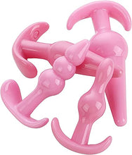 Load image into Gallery viewer, Butt Plug Plastic Anal Plug Trainer Kit for Comfortable Long-Term Wear Anal Trainer Set from Beginners to Advanced Player Adult Anal Training Toy Sex Toys Pink 4PCS
