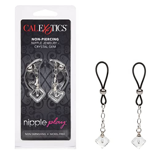 CalExotics SE-2615-20-2 Nipple Play Non-Piercing Nipple Jewelry Crystal Gem