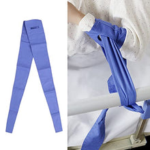 Load image into Gallery viewer, Bed Restraint Strap, Bed Limb Holder Blue Cotton 65.4in Soft Reusable Double Layer Reinforcement Bondaged Restraint for Hospital Elderly
