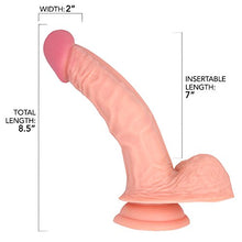 Load image into Gallery viewer, Vibrating Realistic Dildo - Curved Suction Cup Vibe - 3 Speed G-Spot Stimulator
