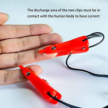 Load image into Gallery viewer, Electric Shock Nipple Clamps, Adjustable Current Level, Nipple Clips for Pleasure Sex, Non-Piercing Nipple Jewelry, Pleasure Toy for Adults Role Play Game (Red)
