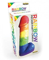 Rainbow Pecker Party Candle